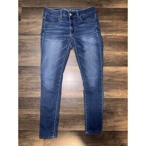 American Eagle Outfitters Women's AEO SATEEN Stretch Jegging Jeans Size 4